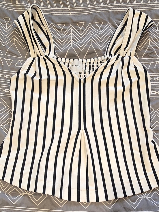 Maeve Tops - Maeve V-Neck Fit And Flare Tank Top Size Small